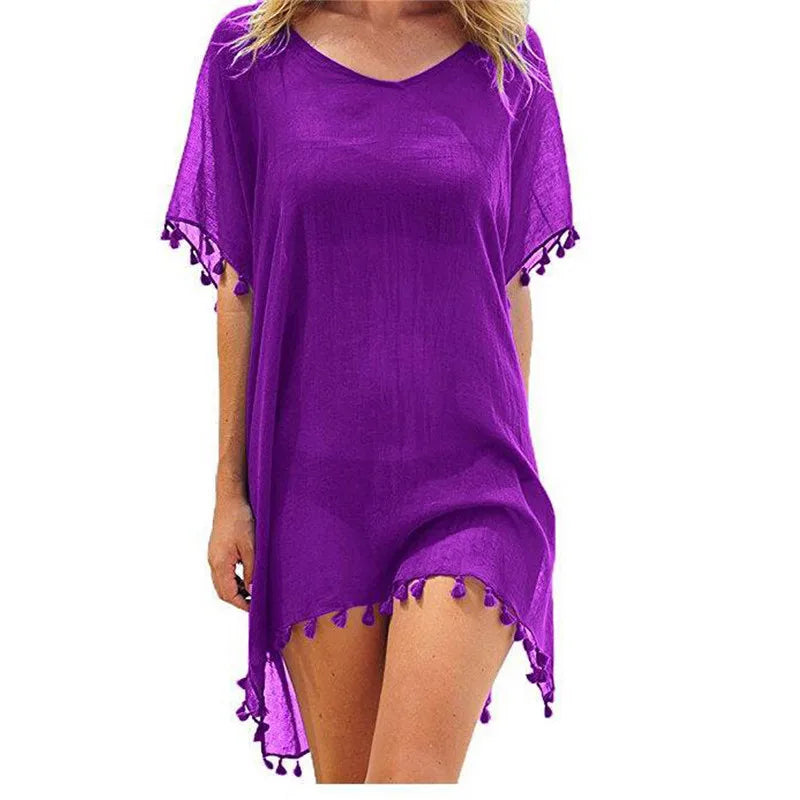 Vestido veranieg, disfruta de dias de playa con este fabuloso capa-vestido