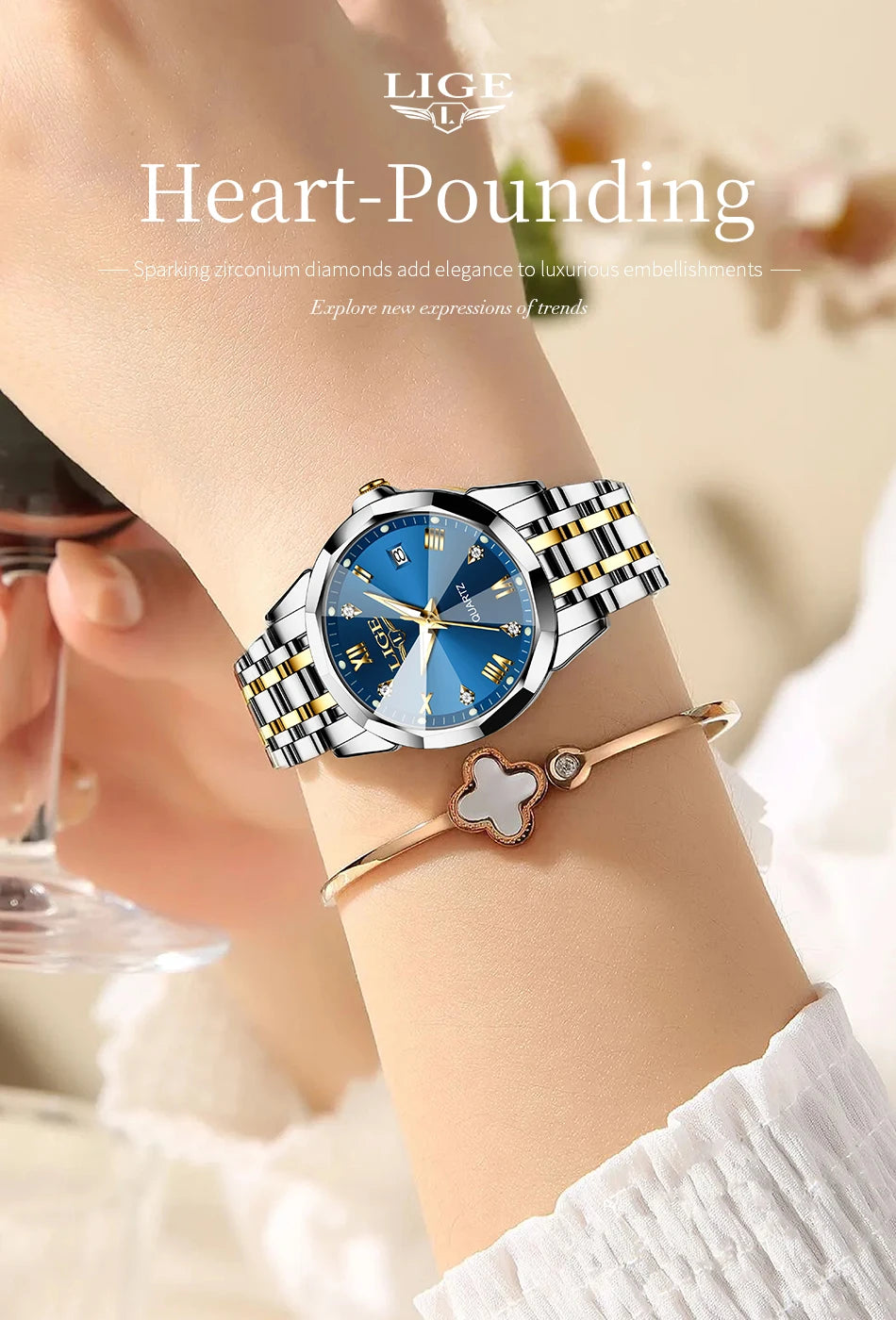 luxing Girl Reloj mujer elegante